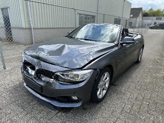 krockskadad bil auto BMW 4-serie 420d AUTOMAAT CABRIO | LED | CAMERA | NECK HEATERS | FULL OPTIONS! 2014/8
