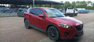 damaged passenger cars Mazda CX-5 2.2D 175pk Automatik 4x4 Schuifdak Navi Bose Leder memory Xenon Led Motorschade 2014/11