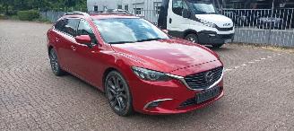 Mazda 6 Bj 2-2015 2.2 4WD Automaat Navi Led koplampen led achterlichten leren Sportstoelen met Memory keyless Entry trekhaak picture 2