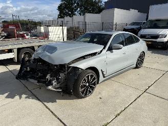 uszkodzony samochody osobowe BMW i4 eDrive High Executive 84- kWh-LEDER-NAVI-CAMERA-SCHUIFDAK 2022/12