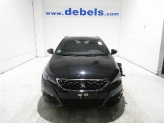 damaged passenger cars Peugeot 308 SW GT LINE 2019/6