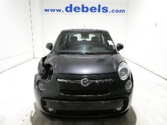 uszkodzony samochody osobowe Fiat 500L 1.3D   LOUNGE 2017/6
