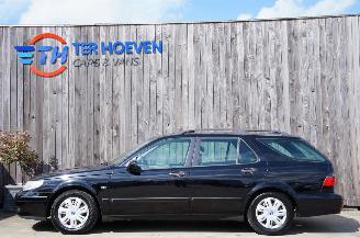 skadebil auto Saab 9-5 2.0T LPG Airco Stoelverwarming Schuifdak Trekhaak 110KW 2001/3