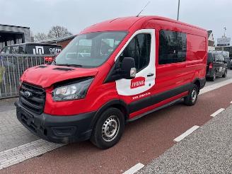 skadebil auto Ford Transit 350 2.0 TDCI 95KW L3H2 DC 6P AIRCO KLIMA EURO6 2022/6