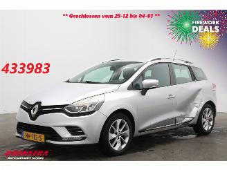 damaged passenger cars Renault Clio Grandtour Estate 0.9 TCe Zen Navi Airco Cruise 91.873 km! 2017/4