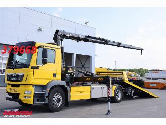 uszkodzony ciężarówki MAN TGM 15.290 Falkom FAS 5000 Fassi F170AT 2X Winde Aufbau/Kran 2020!! 2018/7