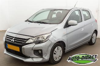 uszkodzony samochody osobowe Mitsubishi Space-star 1.2 Cool+ 82.087 km Airco 2021/11