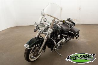skadebil auto Harley-Davidson Road King Classic 13.775 km Groen 2007/5